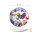 Vibrant Underglaze Ceramic Dinner Plates for Steak, Pasta, and Salad - Stylish Dishware for Your Kitchen