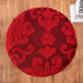 Elegant Stretch Jacquard Chair Protector Cover for Round Seats