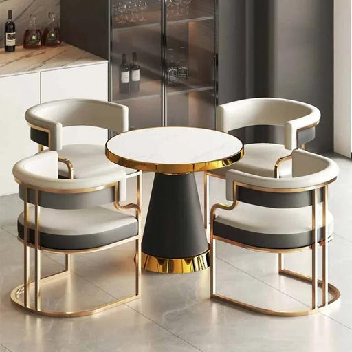 Contemporary Armrest Dining Chairs