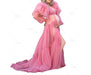 Chic Tulle Tranquility Maternity Robe: Ruffled Elegance with Layered Skirts