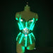 Vibrant Glow LED Women's Costume: Shine Bright on the Dance Floor with Stunning Light Effects