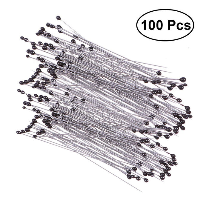 100-Piece Premium Stainless Steel Insect Pins Set for Entomology Dissection in Educational Labs