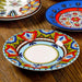 Hand-Painted 6.5-Inch European Ceramic Plates - Exquisite Salad and Fruit Dish for Home Dining