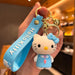 Charming Hello Kitty Silicone Keychain for Car Enthusiasts