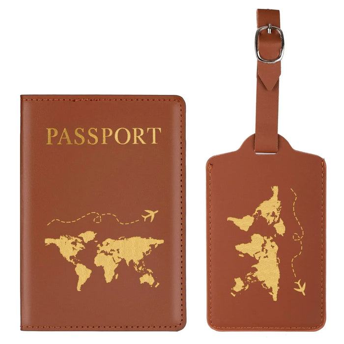 RFID-Blocking Travel Passport Wallet with Stylish Card Organizer