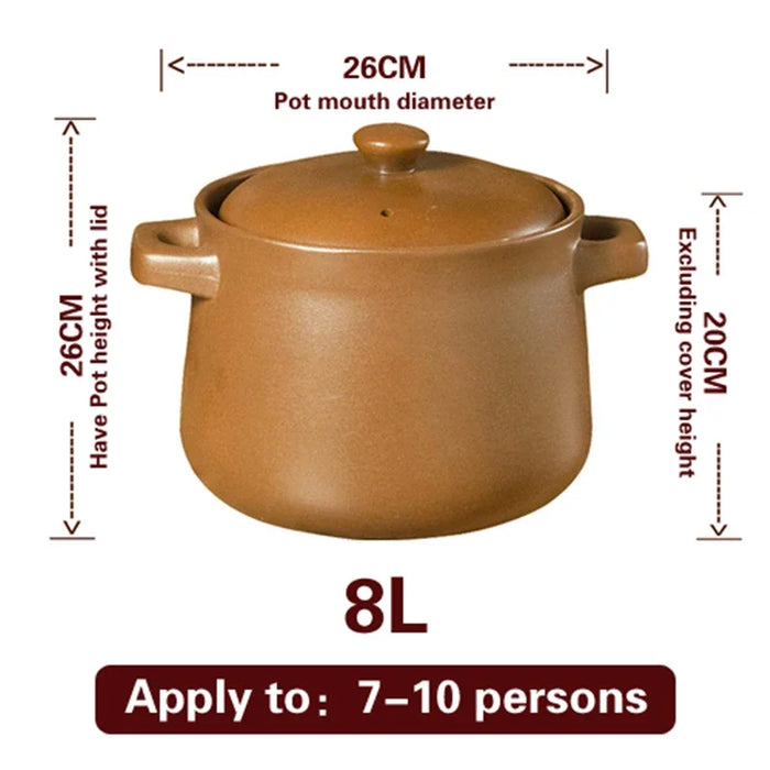 Traditional Chinese Stew Pot for Gas Stoves - Premium Cookware for Soups and Hot Pot