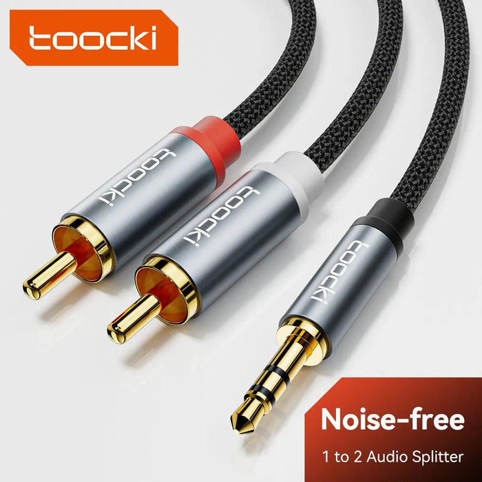 Superior RCA Audio Splitter Cable: Enhance Your Sound Quality with Effortless 3.5mm Connectivity