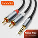 Superior RCA Audio Splitter Cable: Enhance Your Sound Quality with Effortless 3.5mm Connectivity