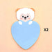 Charming Animal-Inspired Heart-Shaped Sticky Notes for Creative Minds