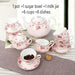 Elegant 15-Piece Bone China Afternoon Tea Set – Luxurious European Teaware Collection