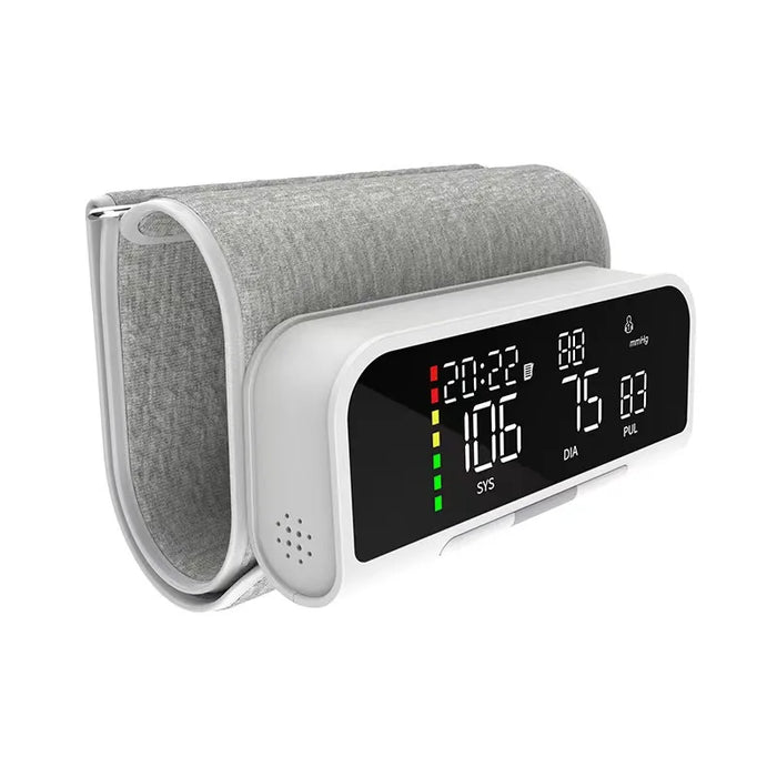 Portable Smart Arm Blood Pressure Monitor with USB Connection and Large LCD Display