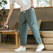 Cotton-Linen Summer Casual Trousers for Men