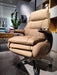 Luxurious Electric Reclining Home Office Chair with Footrest and High Back Support - Premium PU Leather Design