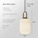 Elegant Japanese-Inspired LED Glass Pendant Lights for Modern Homes