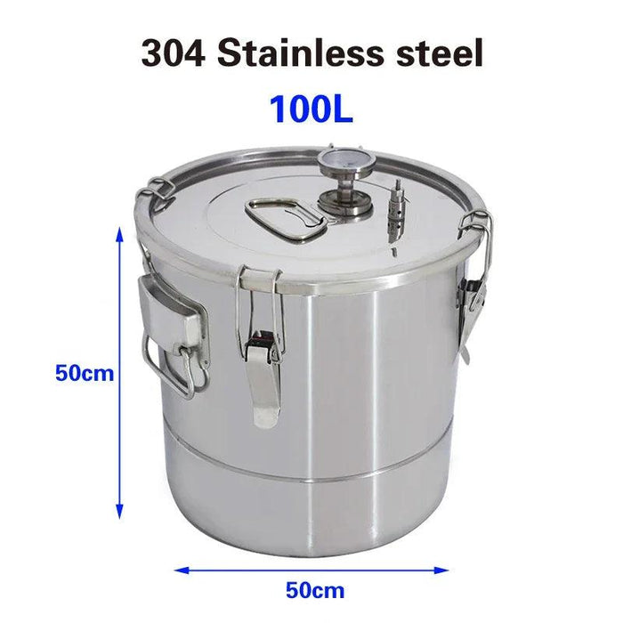 Ultimate Stainless Steel Fermentation Tank with Advanced Temperature Control for Brewing and Winemaking Connoisseurs