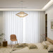 Modern Solid White Sheer Curtains