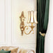 Elegant Brass LED Wall Sconce - Modern Lighting for Home and Hospitality Spaces