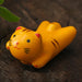 Charming Cat-Themed Ceramic Chopstick Holder - Whimsical Dining Delight