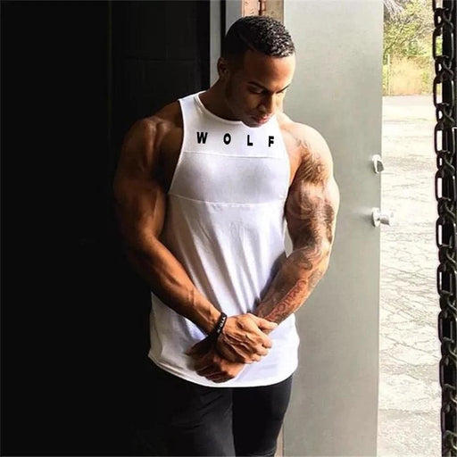 Men's Elite Performance Sleeveless Gym Tank - Premium Cotton Bodybuilding Wear