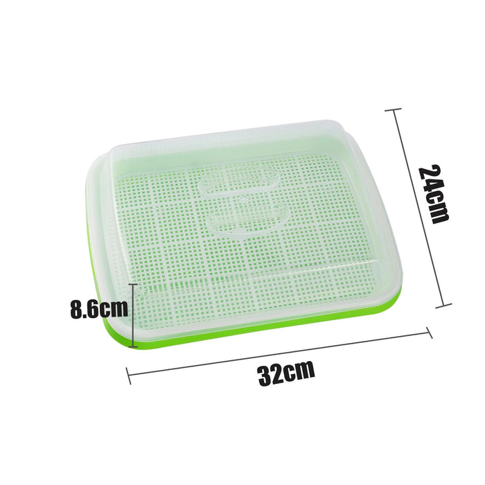 Sustainable Home Sprout Growing Kit - Easy Green & White Seed Tray Solution