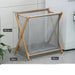 Eco-Friendly Bamboo Foldable Laundry Hamper - Stylish and Space-Saving Storage Solution