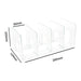 4-Section Multifunctional Bookends Organizer for Streamlined Workspace Storage