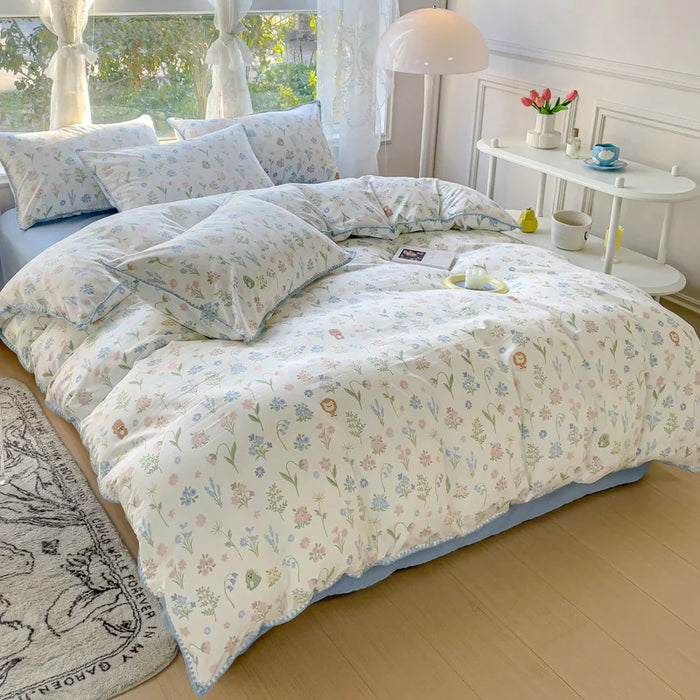 Pastoral Floral Charm Girl's Bedding Collection