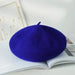 Chic French Wool Beret - Effortless Vintage Elegance for Women