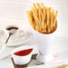 Snack Holder Duo with French Fry and Dipping Cup - White