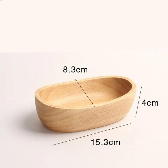 Elegant Acacia Wood Serving Bowl - Perfect for Nuts, Sushi, and Dried Fruits