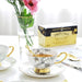 Luxurious Portable Tea and Coffee Set with Stylish Lazy Saucers