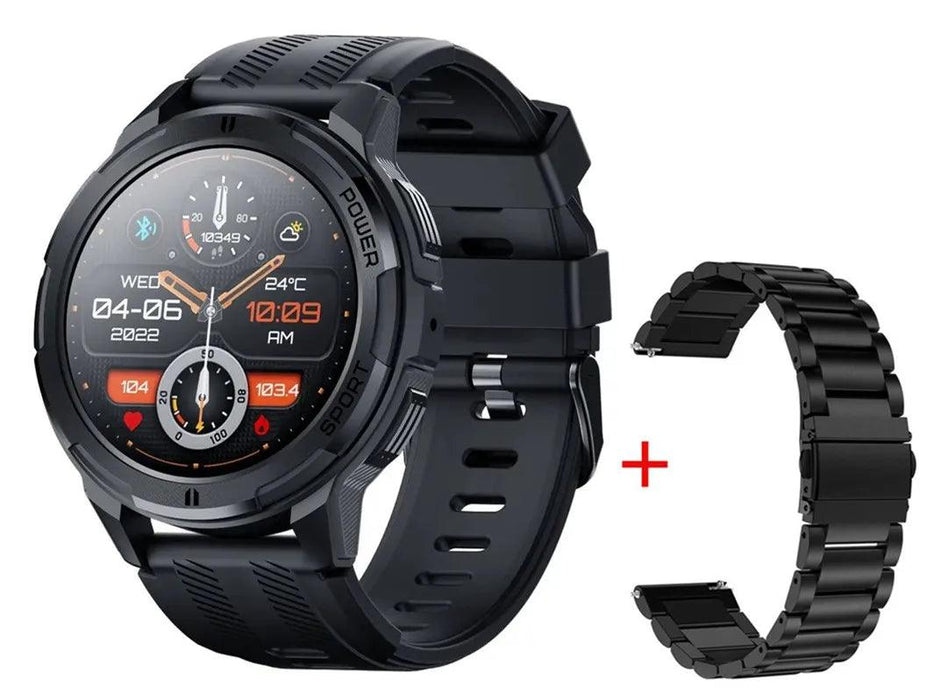 2024 All-Weather AMOLED Smartwatch with Advanced Health Tracking and Bluetooth Sync for iOS and Android