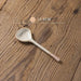 Japanese-Inspired Vintage Stoneware Soup Spoon with Extended Handle - Elegant Kitchen Tableware for 2024