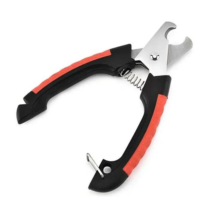 Professional Ergonomic Nail Clippers for Dogs and Cats - Stainless Steel Grooming Scissors and Trimmers