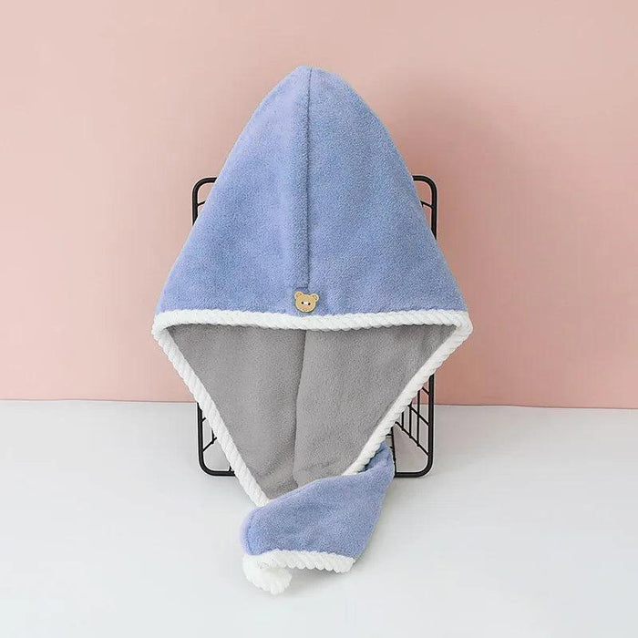 Ultra-Fast Microfiber Hair Drying Cap for Women - Elegant Absorbent Towel Turban