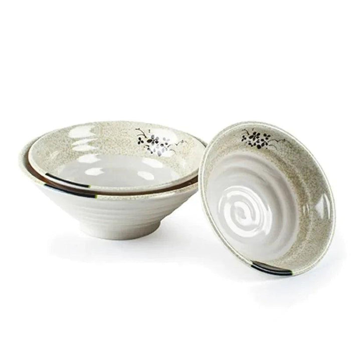 Chic Melamine Bowl for Ramen and Salad – Perfect for Home and Restaurant Use