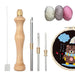 Adjustable Punch Needle Craft Kit for Creative DIY Embroidery and Projects