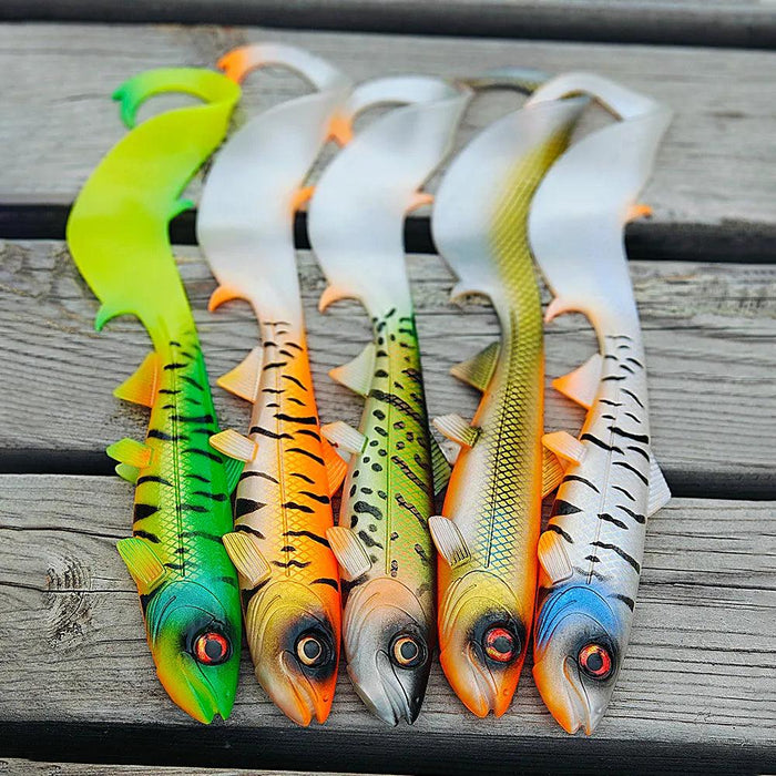 Eel-Inspired Trophy Pike Firebomb Swimbait - Premium Fishing Lure