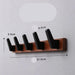 Stylish Solid Wood Wall-Mounted Coat Rack for Chic Home Organization