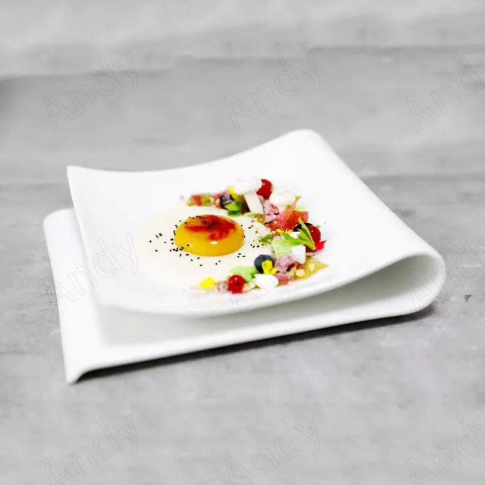 Chic Collapsible Ceramic Plate Collection for Sophisticated Dining