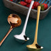 Stainless Steel Long-Handled Chef's Ladle for Soup Serving and Cooking