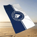 Customizable Luxurious Navy Blue Microfiber Towel - Your Perfect Travel Companion