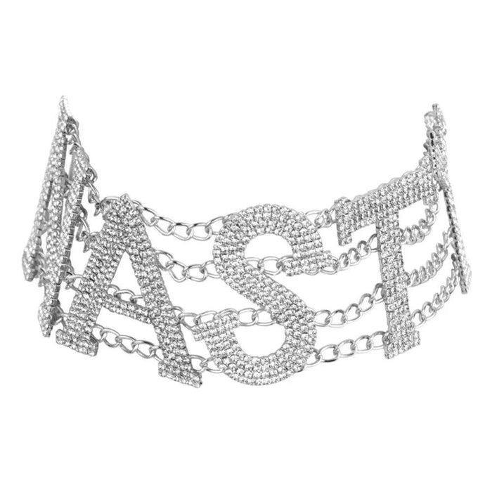 Glimmering Charm Crystal Rhinestone Choker: A Sophisticated Accessory for Trendsetting Women