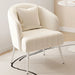 Scandinavian-Inspired Luxe Lamb Velvet Armchair with Comfort and Elegance