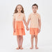 Orange Muslin Collection: Kids’ Stylish Spring/Summer Matching Outfit Set