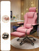 Pink Gaming Throne with Rolling Massage - Elevate Your Workspace!