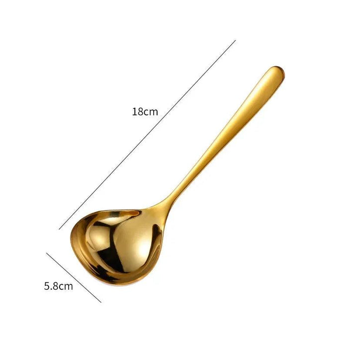 Elegant Extended Handle Stainless Steel Ladle Set for Effortless Cooking