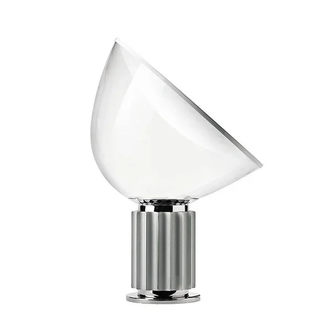 Illuminated Elegance: Italian Designer Radar Glass Table Lamp for Homes and Hospitality