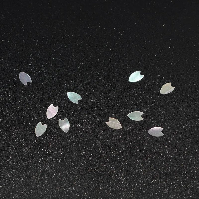 Colorful Natural Abalone Shell Fish Tail Pieces - 10Pcs Mother of Pearl for Crafting and Guitar Inlays