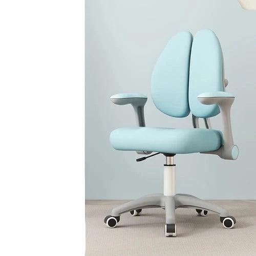 Rotating Office Chair with Adjustable Backrest, Handrails, and Rollers